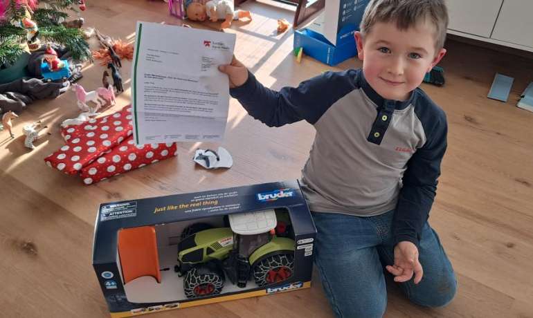 Auch Theo hat gewonnen!