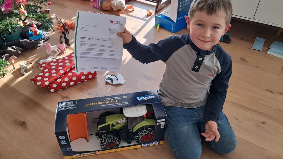 Auch Theo hat gewonnen!
